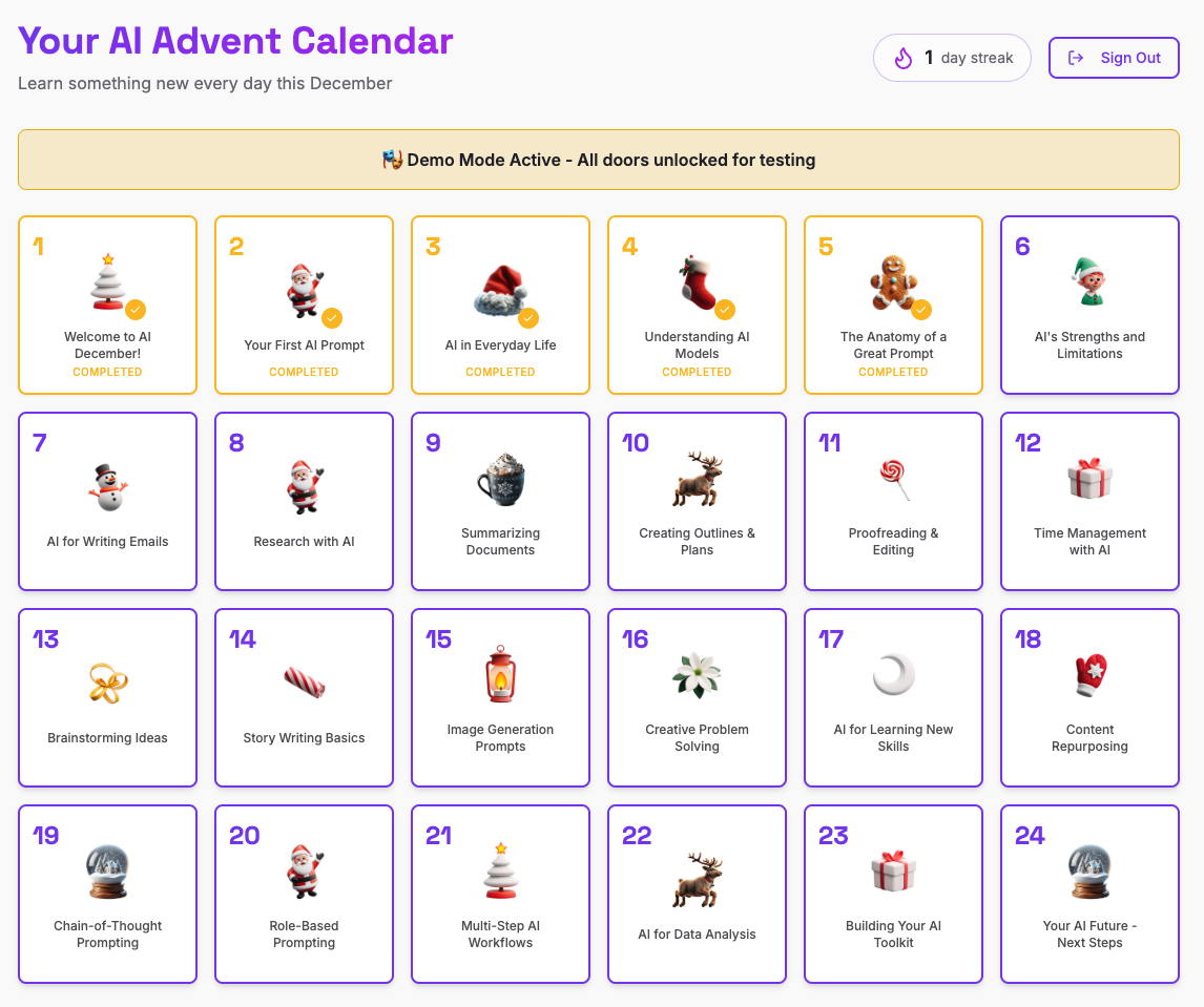 AI Advent Calendar
